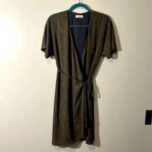 Silky Babaton wrap dress